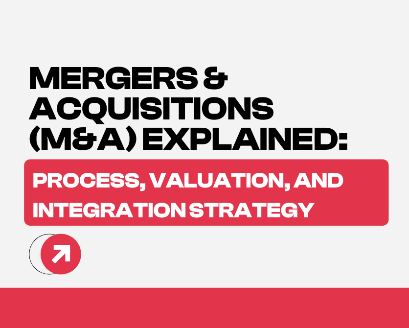 Mergers & Acquisitions (M&A) Explained: Process, Valuation, and Integration Strategy